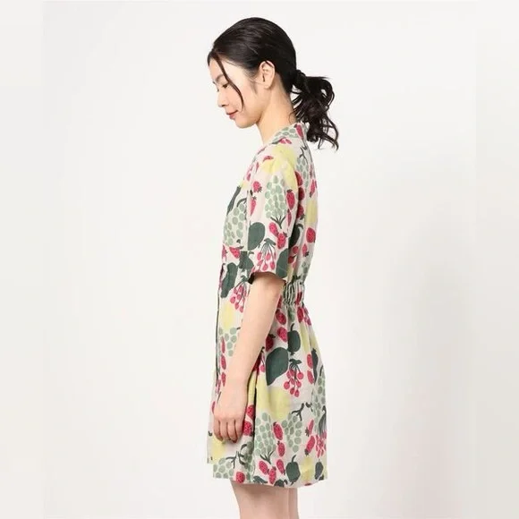 Marimekko Herkku Pieni Tori Linen Shirtdress in EU 40, US M - Picture 2 of 8